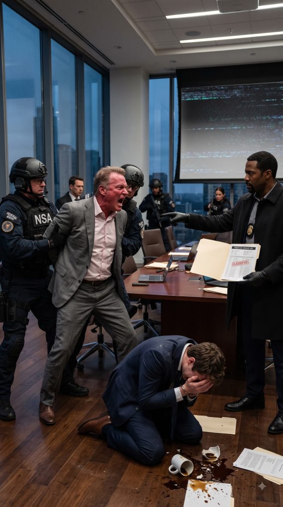 “You’re fired for standing in my son’s way,” the CEO said. Less than 24 hours later, an NSA agent walked into the boardroom. “Your son uploaded classified defense data to a public AI platform,” he said. “This is a federal espionage case.” He gestured to two agents. “Escort them out.”