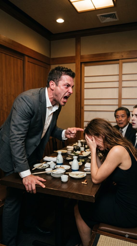 My wife invited me to a business dinner with a Japanese client. I kept quiet and pretended I didn’t understand Japanese, but then I heard him say something that made me freeze. I couldn’t believe what I was hearing.