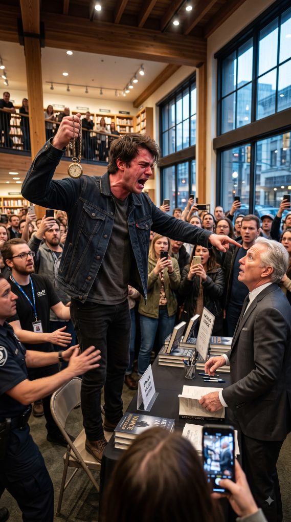 I was at a famous author’s book signing when he started reading my dead father’s private diary out loud.