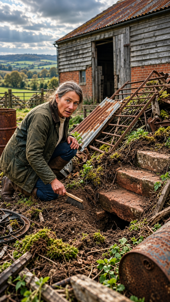 She Cleared 40 Years of Junk Behind Her Barn—Then Found 12 Stone Steps Leading Underground