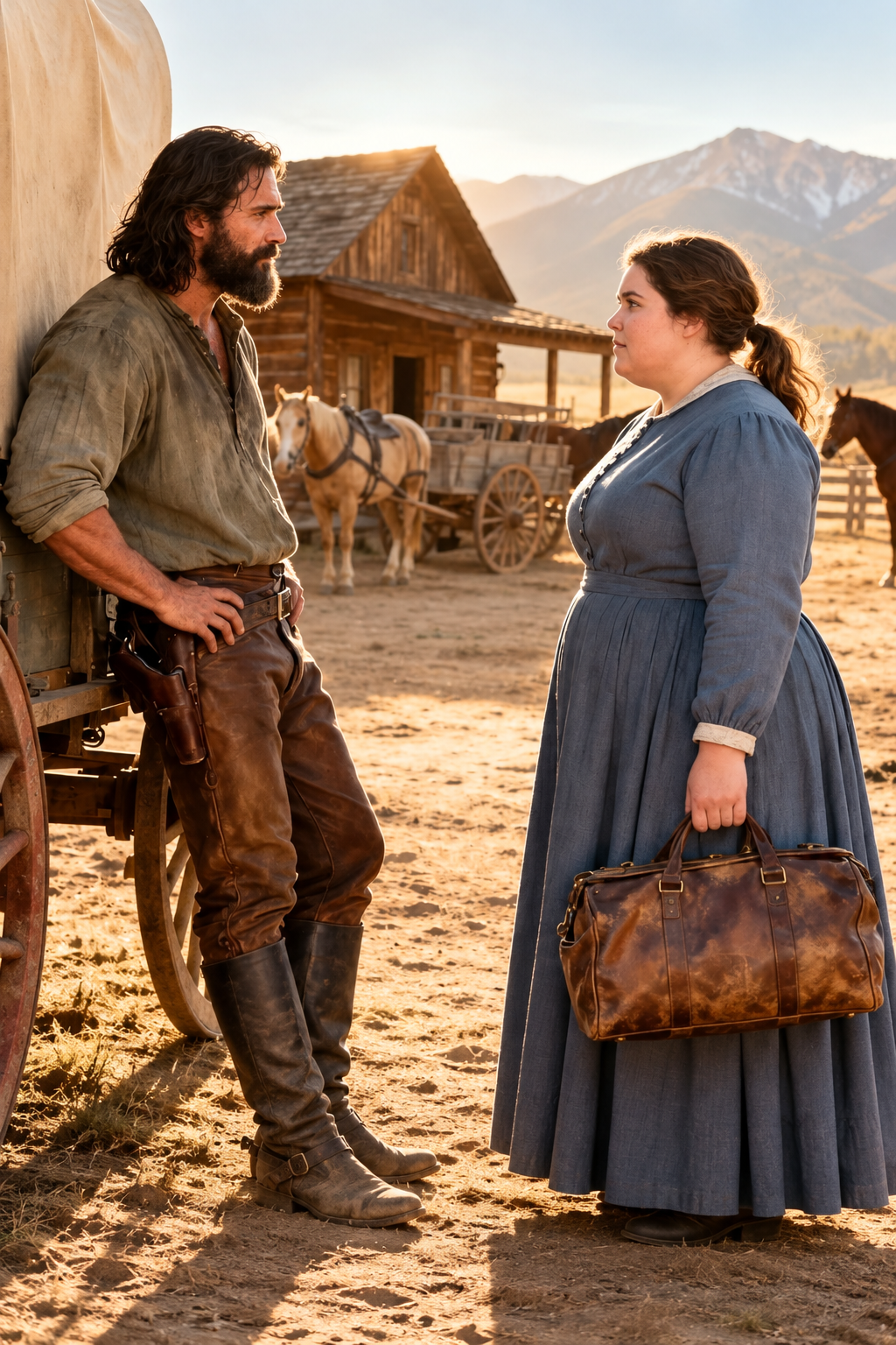 Every Bride Left the Mountain Man—Until the “Unwanted” Woman Stayed Forever…