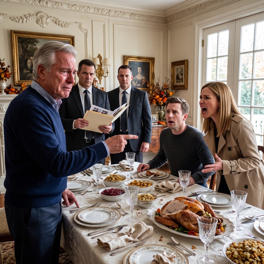 My son forgot to hang up after Thanksgiving planning. Through the line, his wife laughed: “Rich old people are the easiest to kidnap.” I called a private investigator immediately—and when they arrived for dinner, we weren’t alone.