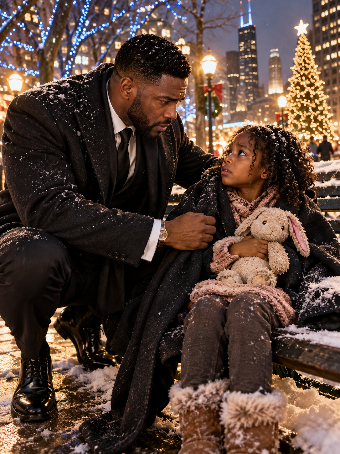 A BILLIONAIRE FOUND A LITTLE GIRL FREEZING ON A CHRISTMAS EVE BENCH—THEN HER MOTHER’S DISAPPEARANCE EXPOSED THE SECRET SOMEONE WAS DESPERATE TO KEEP BURIED – Life Story