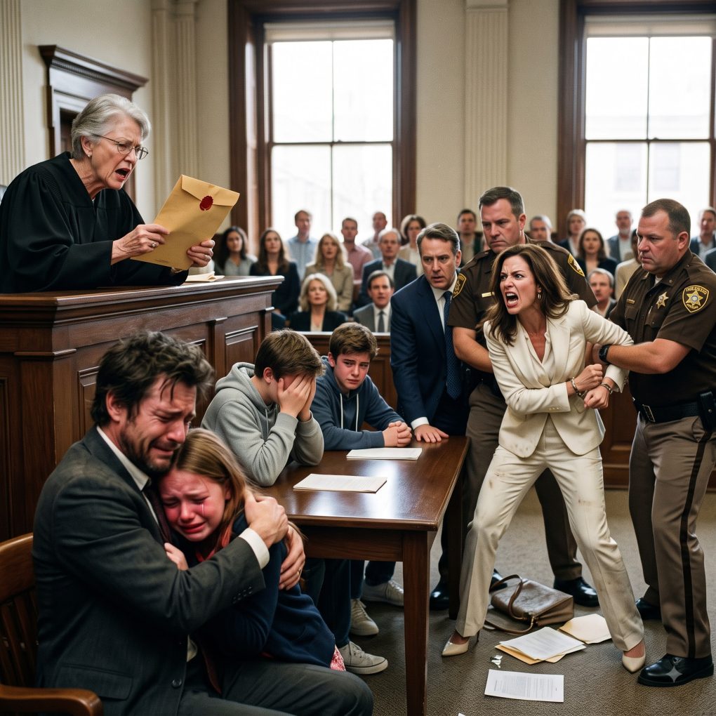 My Sister Abandoned Her Three Toddlers With Me for One Hour and Vanished for Twelve Years, Only to Return With an Aggressive Lawyer Accusing Me of Kidnapping, Until I Handed the Judge One Sealed Envelope That Instantly Silenced the Entire Courtroom.