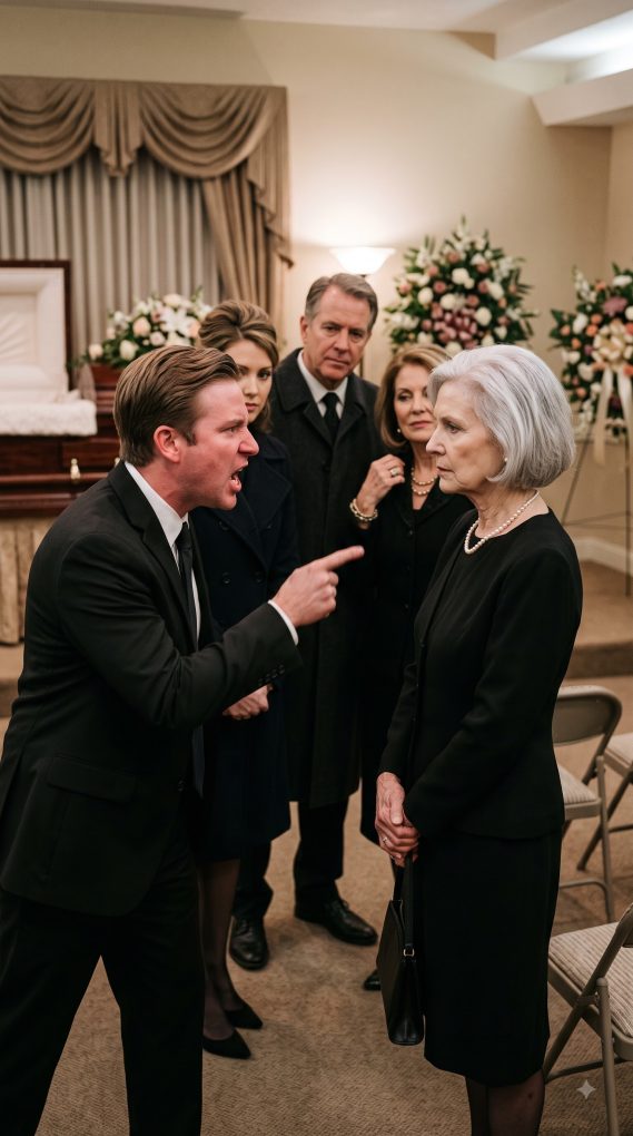 At my husband’s wake, my son coldly announced: “My in-laws are moving into the big house.” Brokenhearted by his greed during my grief, I just said “Thank you for coming.” What he didn’t realize was that I worked in probate court for 34 years. At 8:31 the next morning, I stood at the recorder’s counter to teach him a lesson…