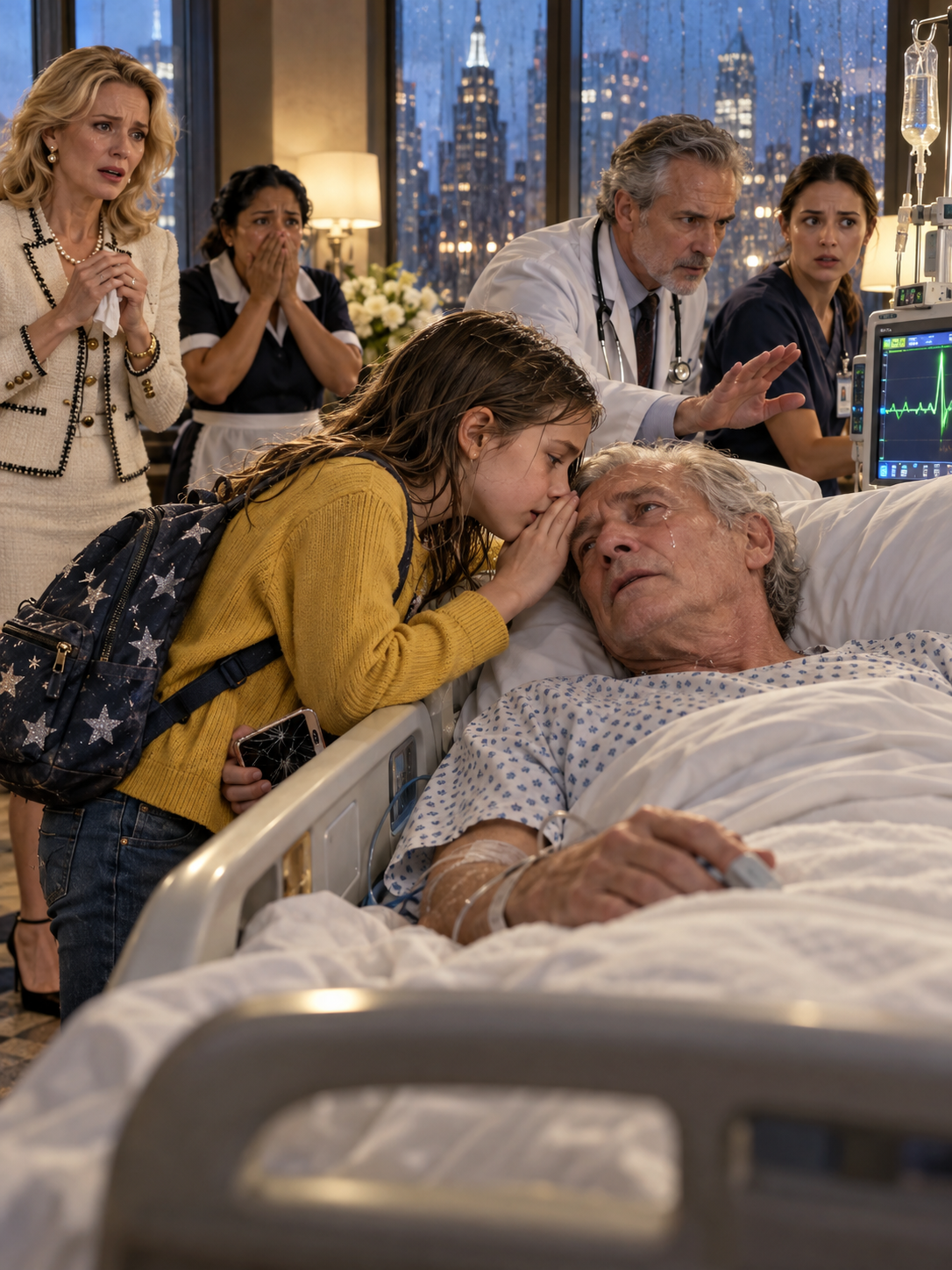 A DYING BILLIONAIRE COULDN’T MOVE WHEN HIS HOUSEKEEPER’S DAUGHTER WHISPERED WHO WAS CHANGING HIS MEDICINE—THEN HIS WIFE REALIZED HE COULD HEAR EVERYTHING FROM THE HOSPITAL BED – Life Story