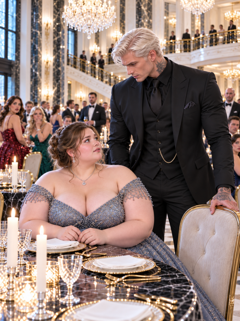 Everyone at the Charity Gala Refused to Sit Beside the Plus-Size Accountant—Until New York’s Most Feared Mafia Boss Took the Empty Chair and Offered Her His Empire