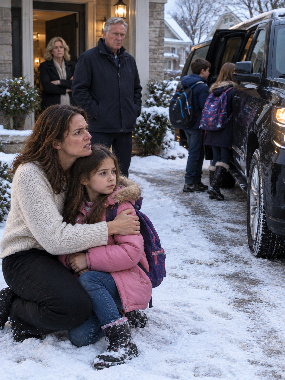 “My nine-year-old daughter was walking three miles to school through heavy snow while my brother’s two sons rode past her in a heated SUV I was paying $1,700 a month to keep on the road.