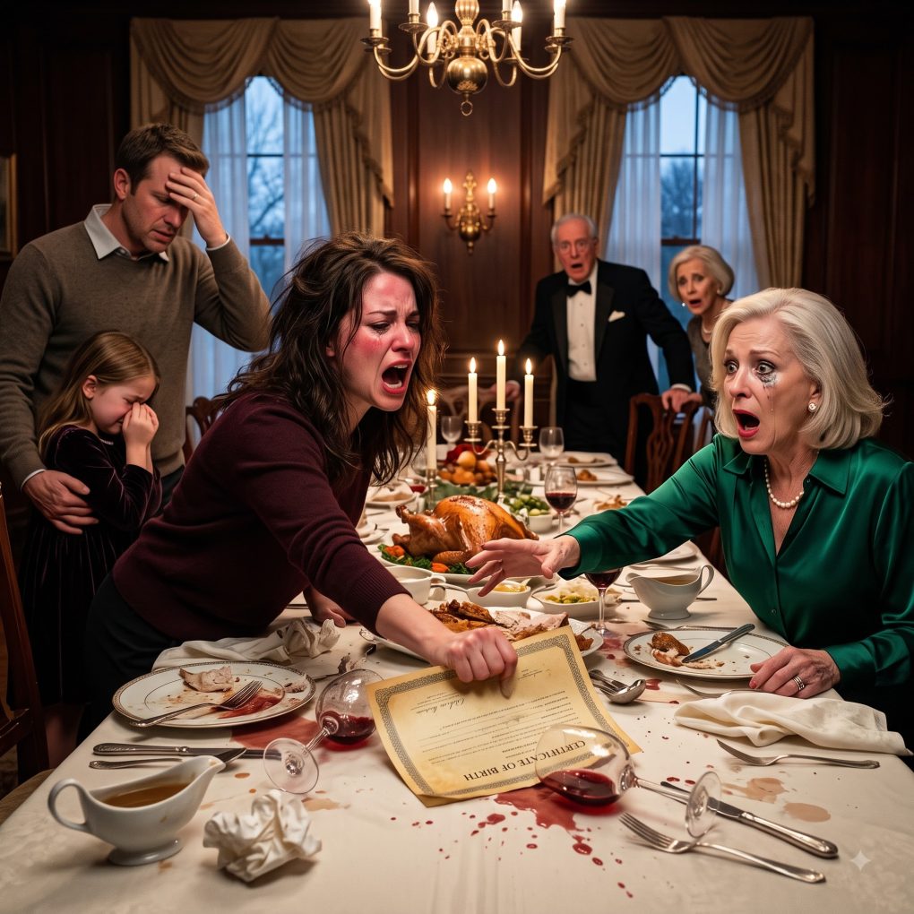 My mother-in-law read our foreclosure notice aloud at Thanksgiving while my seven-year-old cried. She thought she’d destroyed us for good—but her husband had left behind a hidden will that could expose the darkest secret of her life.