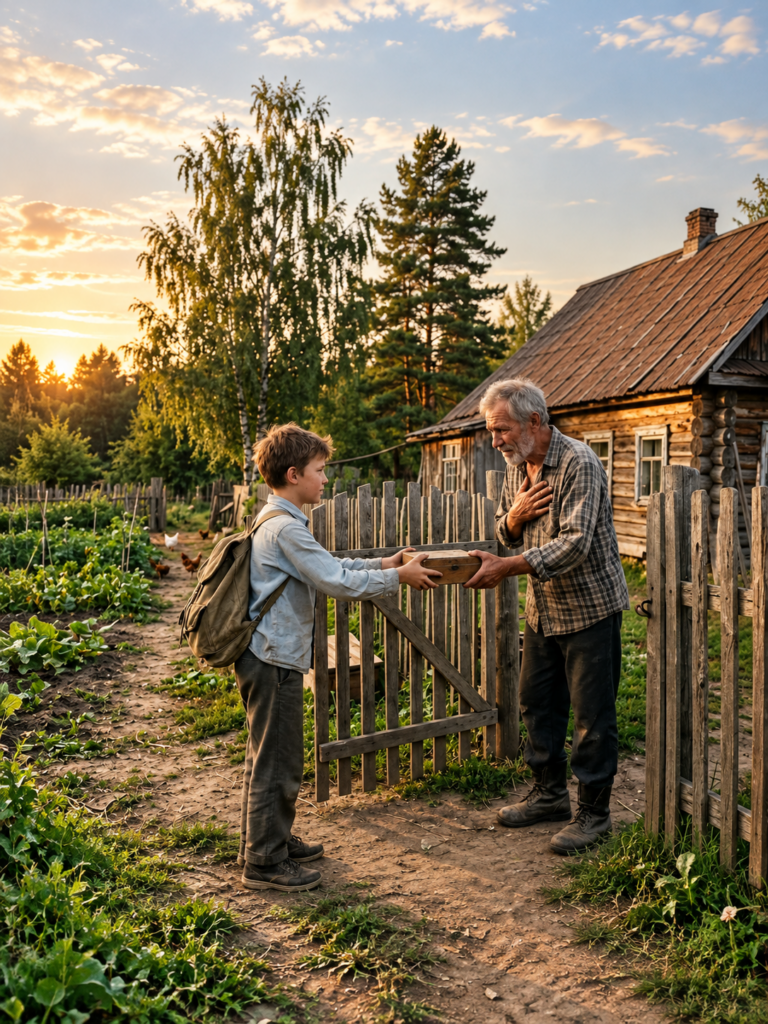 a 13-year-old orphan worked himself to exhaustion to repay his dead father’s debt—when he finally faced the old farmer, the man’s unexpected decision brought him to tears
