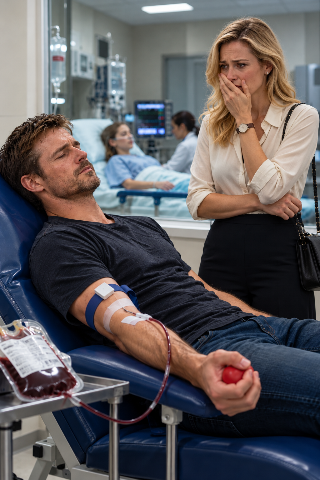 Single Dad Gave Blood to Save a CEO’s Daughter—Then She Realized He Was the Man She Mocked…