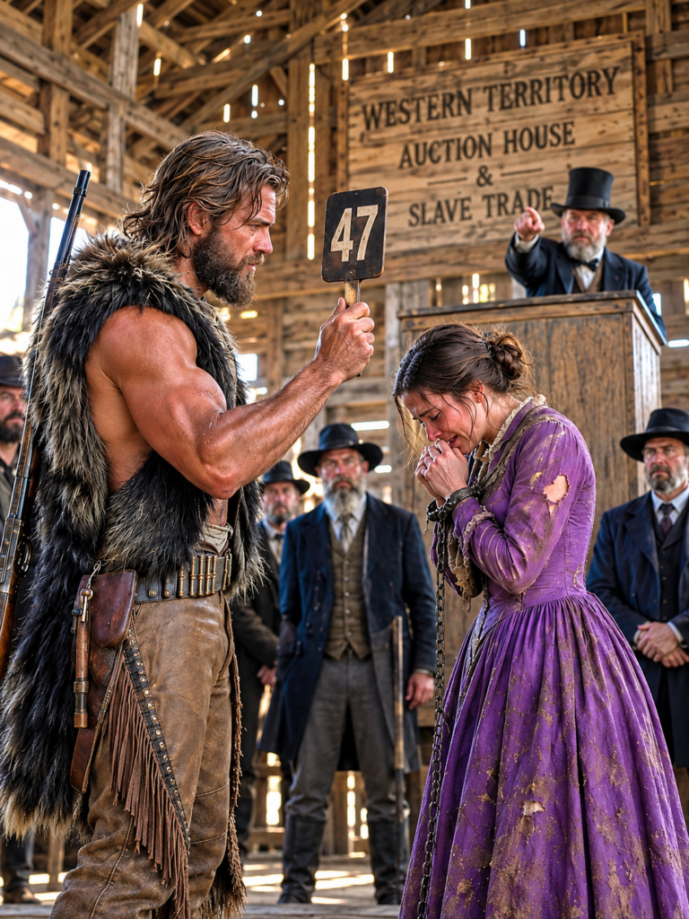 “Nobody Wants Me,” She Sobbed—Until a Rich Mountain Man Stepped Onto the Auction Stage