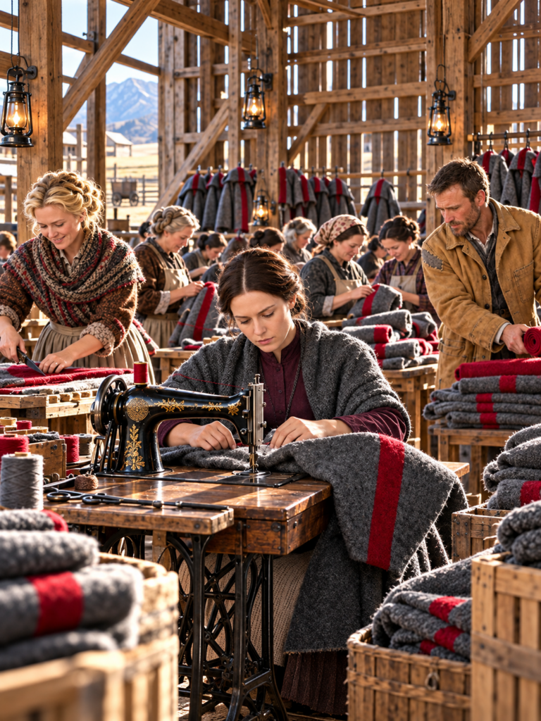 She Brought a Sewing Machine to His Ranch — By Winter, the Town Owed Her Everything