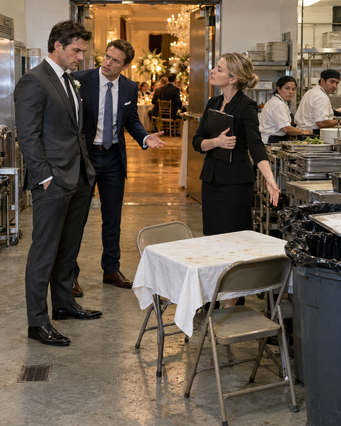 My family seated me beside the kitchen trash—while secretly depending on my $75 million signature.