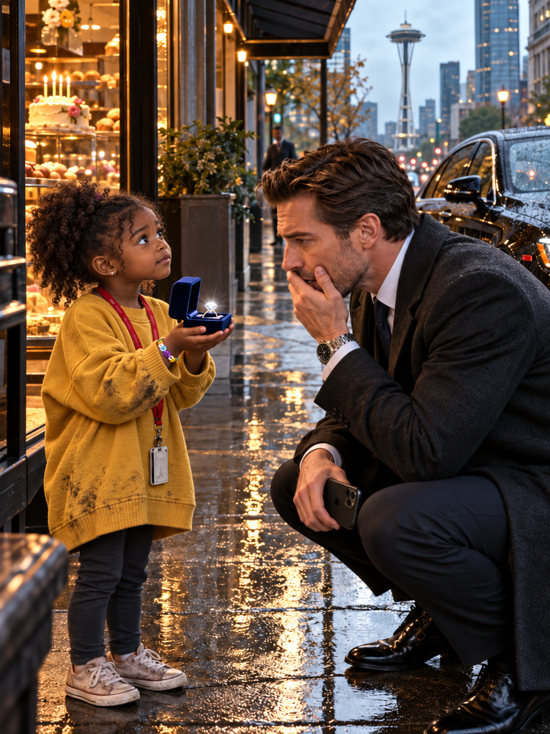 ON HER FIFTH BIRTHDAY, A HOMELESS GIRL RETURNED A BILLIONAIRE’S LOST DIAMOND RING—BUT HER ONLY WISH UNCOVERED THE FAMILY SECRET HIS MONEY COULD NEVER BURY THE DIAMOND RING IN HER PALM WAS WORTH MORE THAN EVERY BED SHE AND HER MOTHER HAD LOST. THE MAN WHO DROPPED IT COULD HAVE BOUGHT HER ANYTHING, BUT HER FIFTH-BIRTHDAY REQUEST COST HIM SOMETHING MONEY COULD NOT REPLACE. BY NIGHTFALL, ONE NAME ENGRAVED INSIDE THAT RING WOULD CONNECT HER MOTHER TO A SECRET HIS FAMILY HAD SPENT DECADES KEEPING QUIET. – Life Story