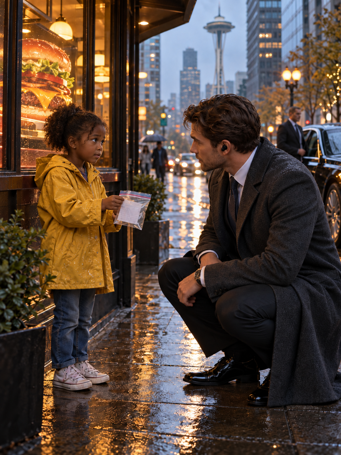 THE BILLIONAIRE WHO NEVER STOPPED HEARD A FIVE-YEAR-OLD SAVE HALF HER HAMBURGER FOR GRANDMA—THEN A FOLDED NOTE EXPOSED THE SECRET HIS FAMILY HAD BURIED – Life Story