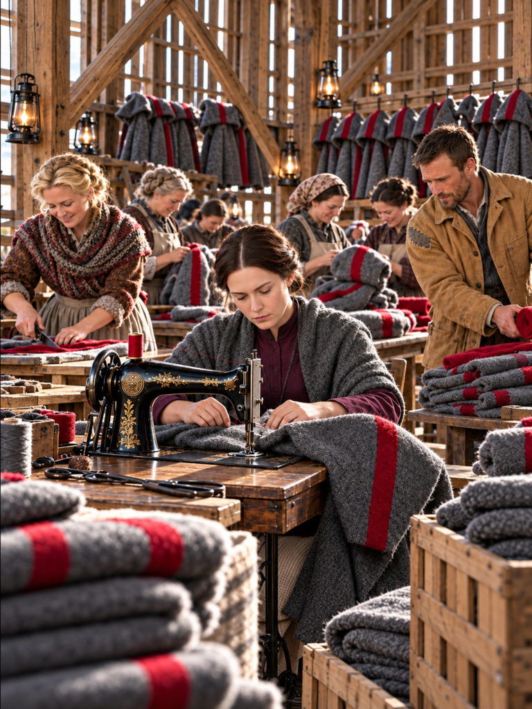 she arrived at a struggling nebraska ranch with one suitcase and a sewing machine—by winter, the rancher who almost sent her away would learn why an entire town owed her everything