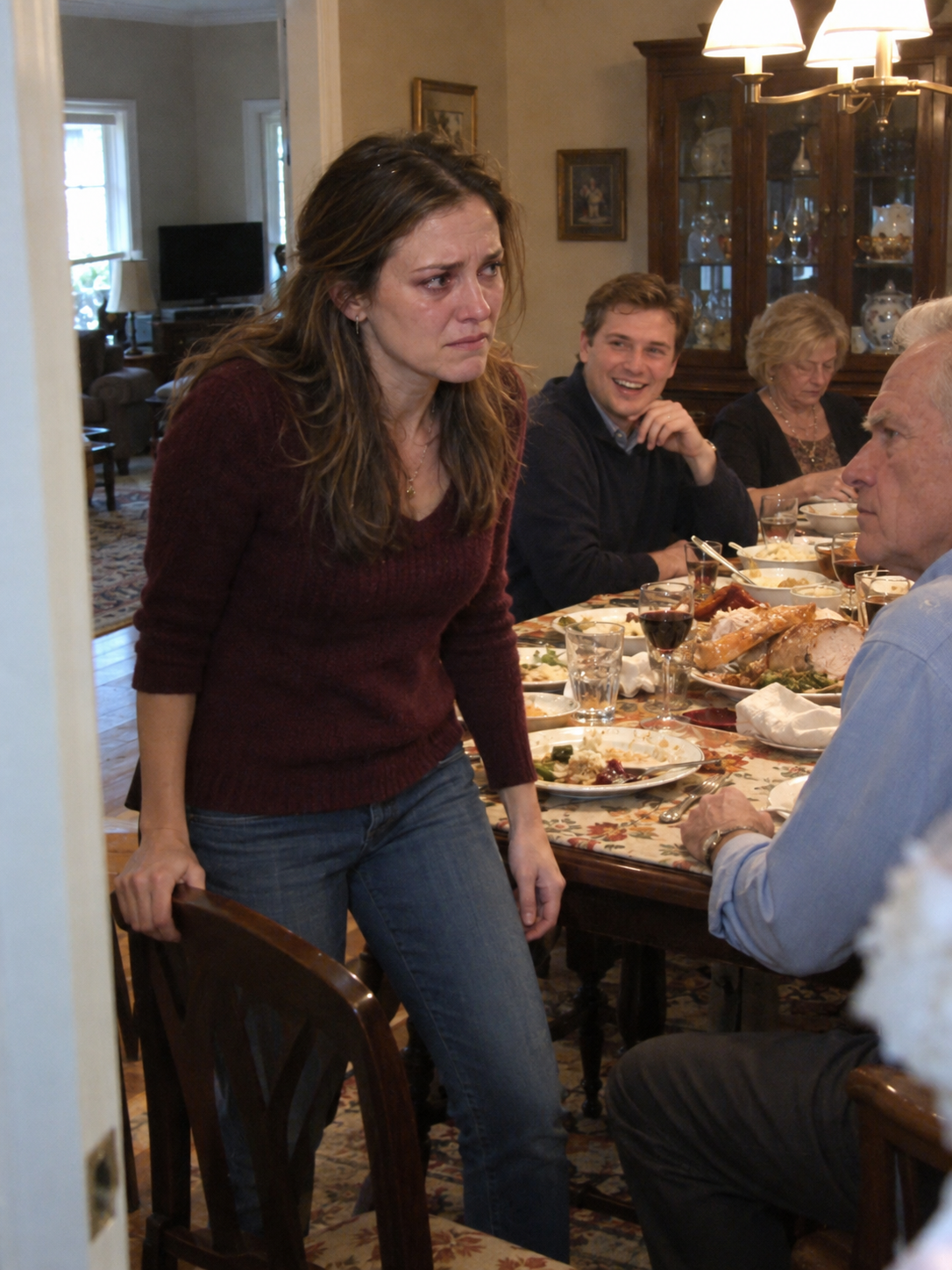 SC-My father waited until Thanksgiving to call me a liability, give my brother the family logistics company and a $150,000 Porsche, and tell me I was out of the will, the trust, and even the condo he’d promised I could use. I sat through dinner in a fraying blazer while my brother mocked my five-year-old startup. Then my cracked phone lit up, and I asked him to turn on the six o’clock news…