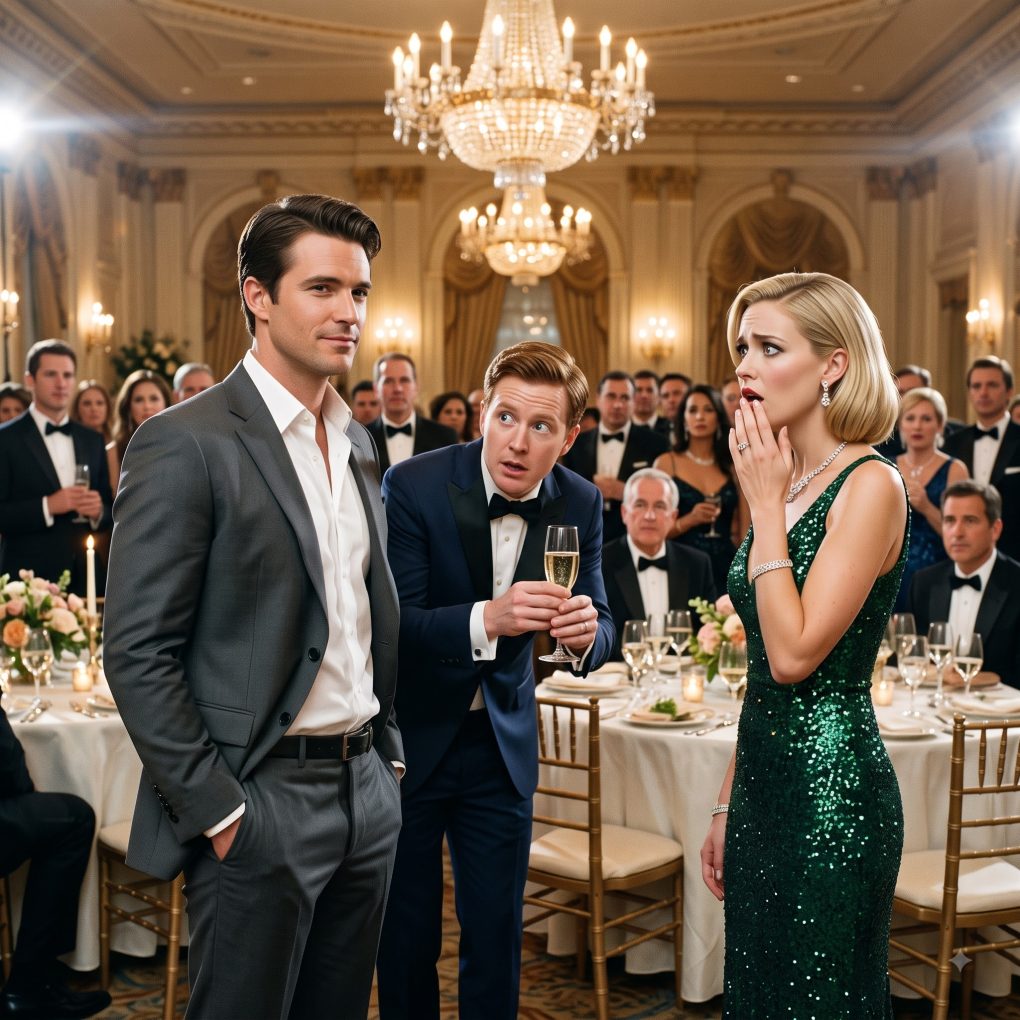 She publicly mocked her ex for wearing a cheap suit at an exclusive corporate gala, calling him a broke loser. Seconds later, her wealthy new boyfriend hurried over, bowed his head in respect, and introduced her ex as the CEO who owned the company.