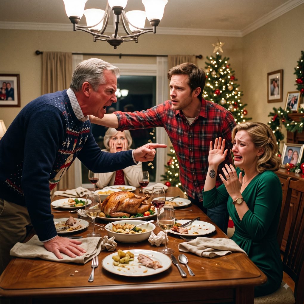 My son brought his seemingly flawless fiancée home for Christmas. But the moment he set his glass on his folded napkin, my heart stopped—that was our childhood distress signal meaning “I’m in grave danger.”