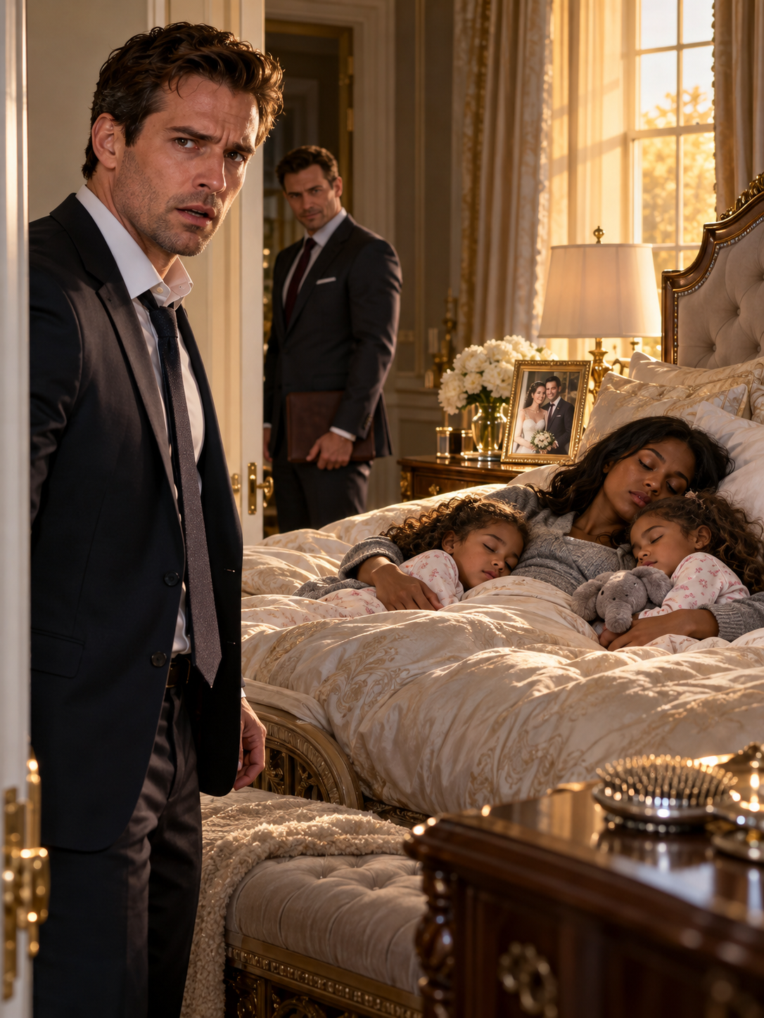 The Widowed Millionaire Found His Nanny Asleep With His Twins in His Dead Wife’s Bed—Then His Rival Turned That Moment Into a Weapon – Life Story