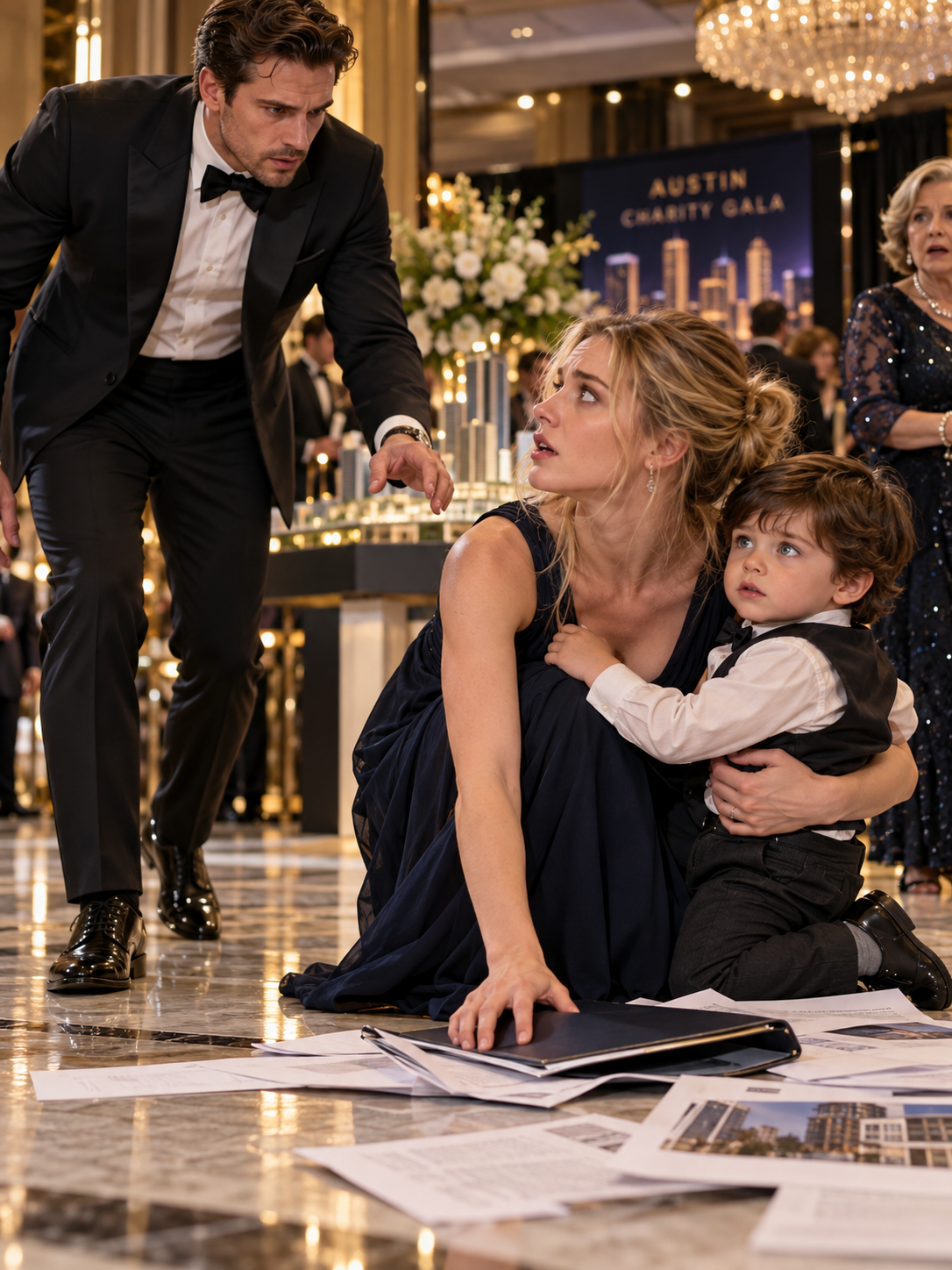 THE BILLIONAIRE FORGOT THE NIGHT SHE HELD HIM TOGETHER—TWO YEARS LATER, HE SAW HER ACROSS AUSTIN WITH A LITTLE BOY WHO HAD HIS EYES – Life Story