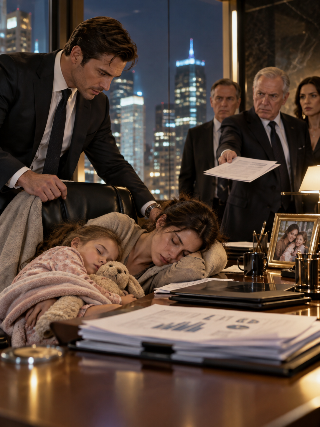 The CEO Found a Single Mother Asleep in His Office at Midnight—Then the Board Used His Interest in Her to Question Everything She Earned – Life Story