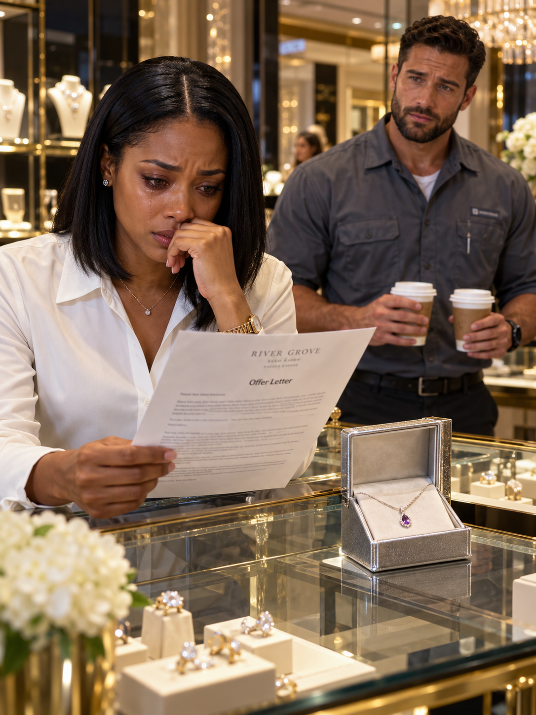 She Helped a Quiet Technician Choose a Necklace for His Sister—Then a Six-Month Opportunity Forced Her to Face What Building a Future Together Would Really Cost – Life Story