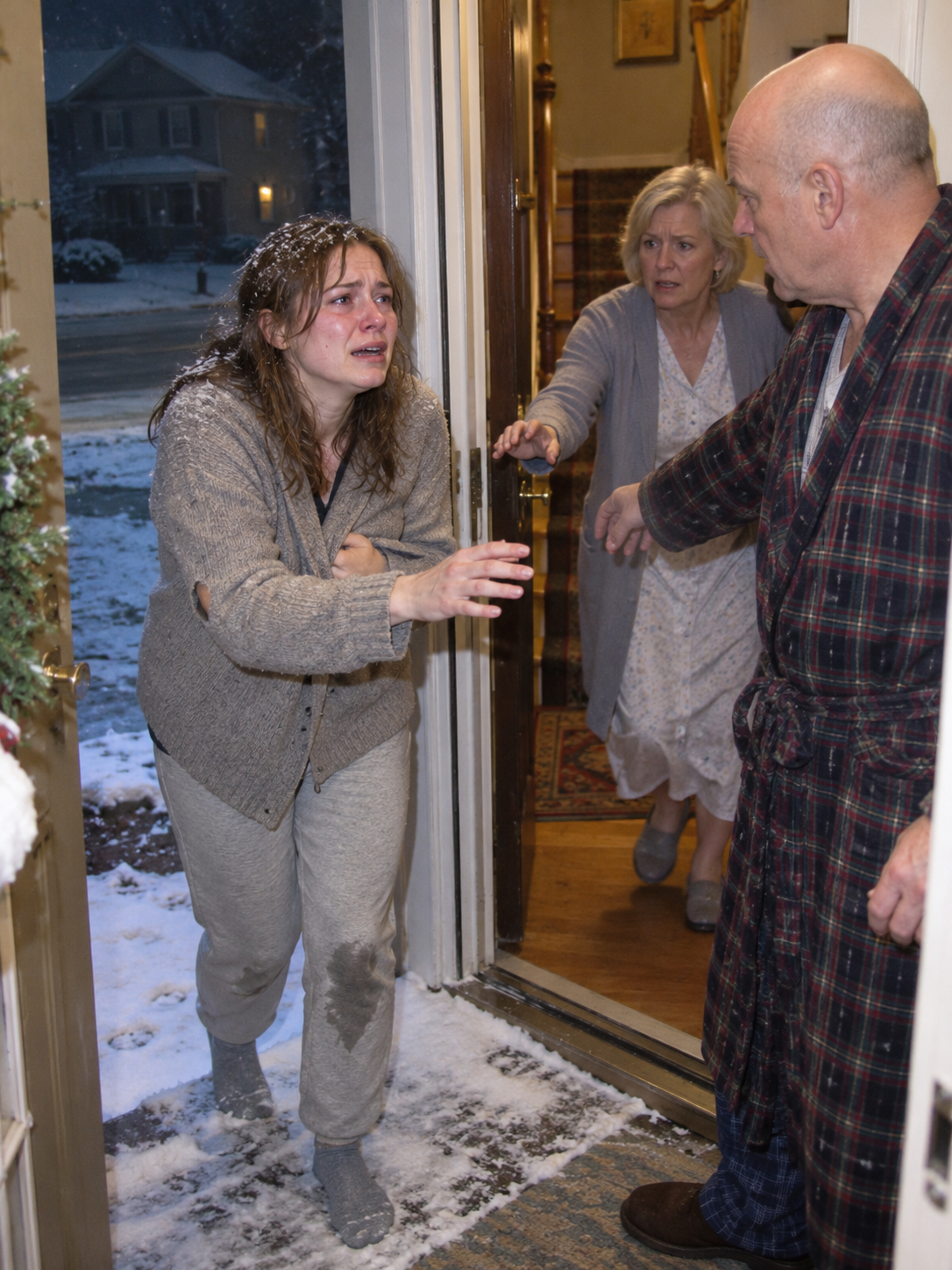 My husband locked me and our six-month-old son outside at 2:04 a.m., in six-degree Wisconsin weather, because I said four words at his company dinner: “I’ve never had cancer.”