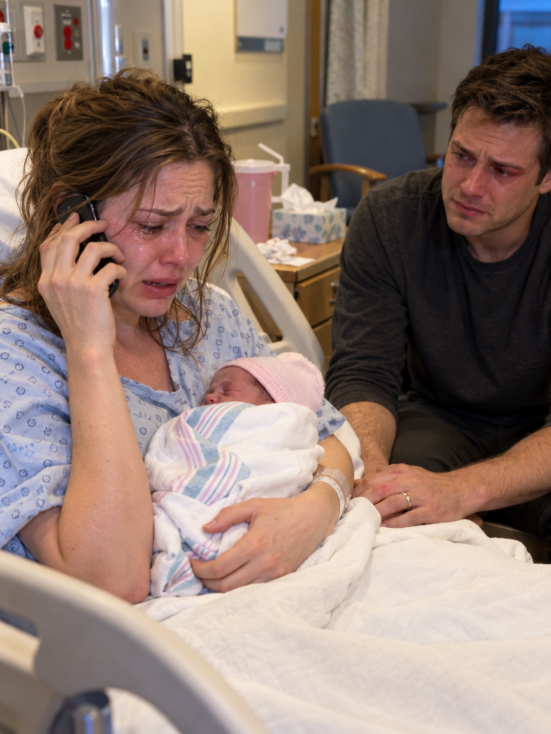 My parents promised to come when I called from the hospital