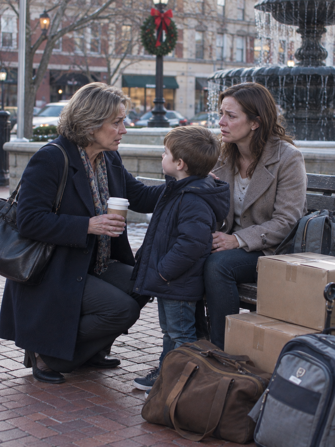 “I found my daughter sitting in the town square with my five-year-old grandson,
