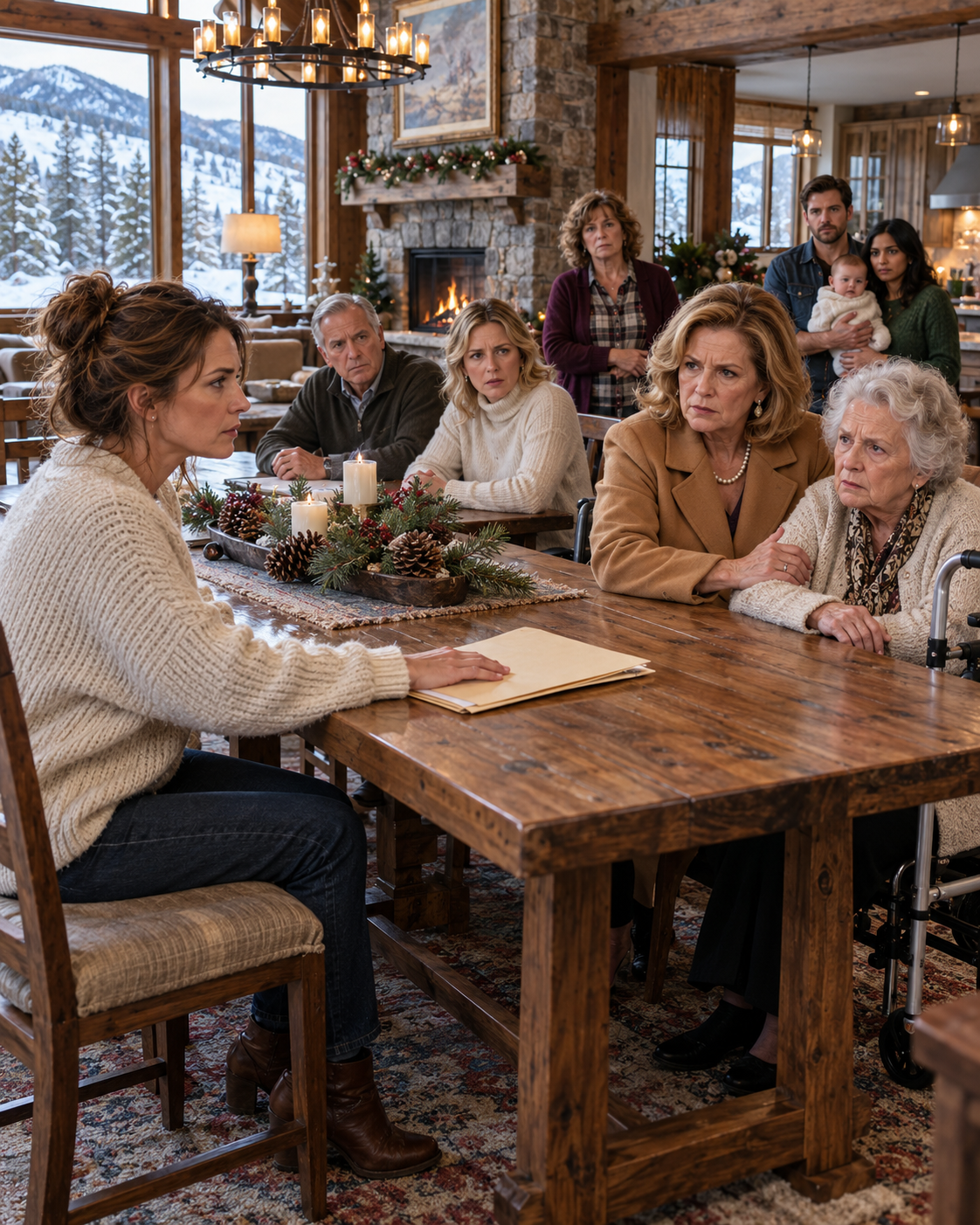 My mother called the sheriff on us at Christmas—then drove up the mountain to take control herself.