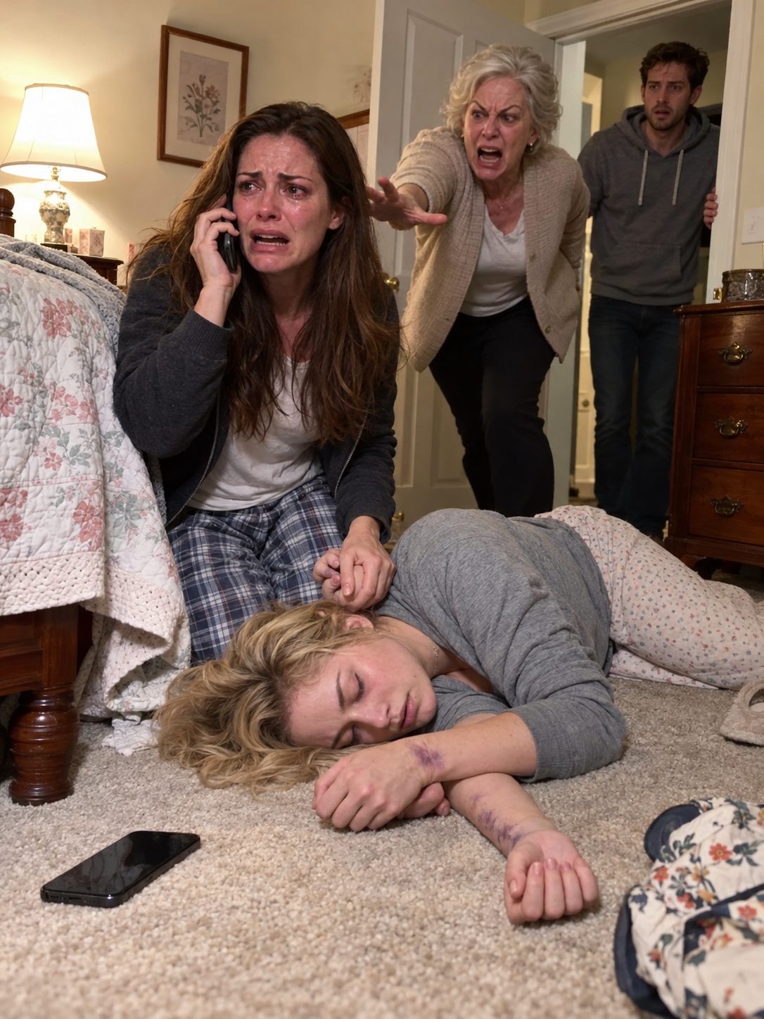 LLT. My younger sister called me at 2:03 a.m. and whispered, “Please come get me,” before the line went dead. Thirty minutes later, her mother-in-law stood in a perfectly neat cardigan and refused to