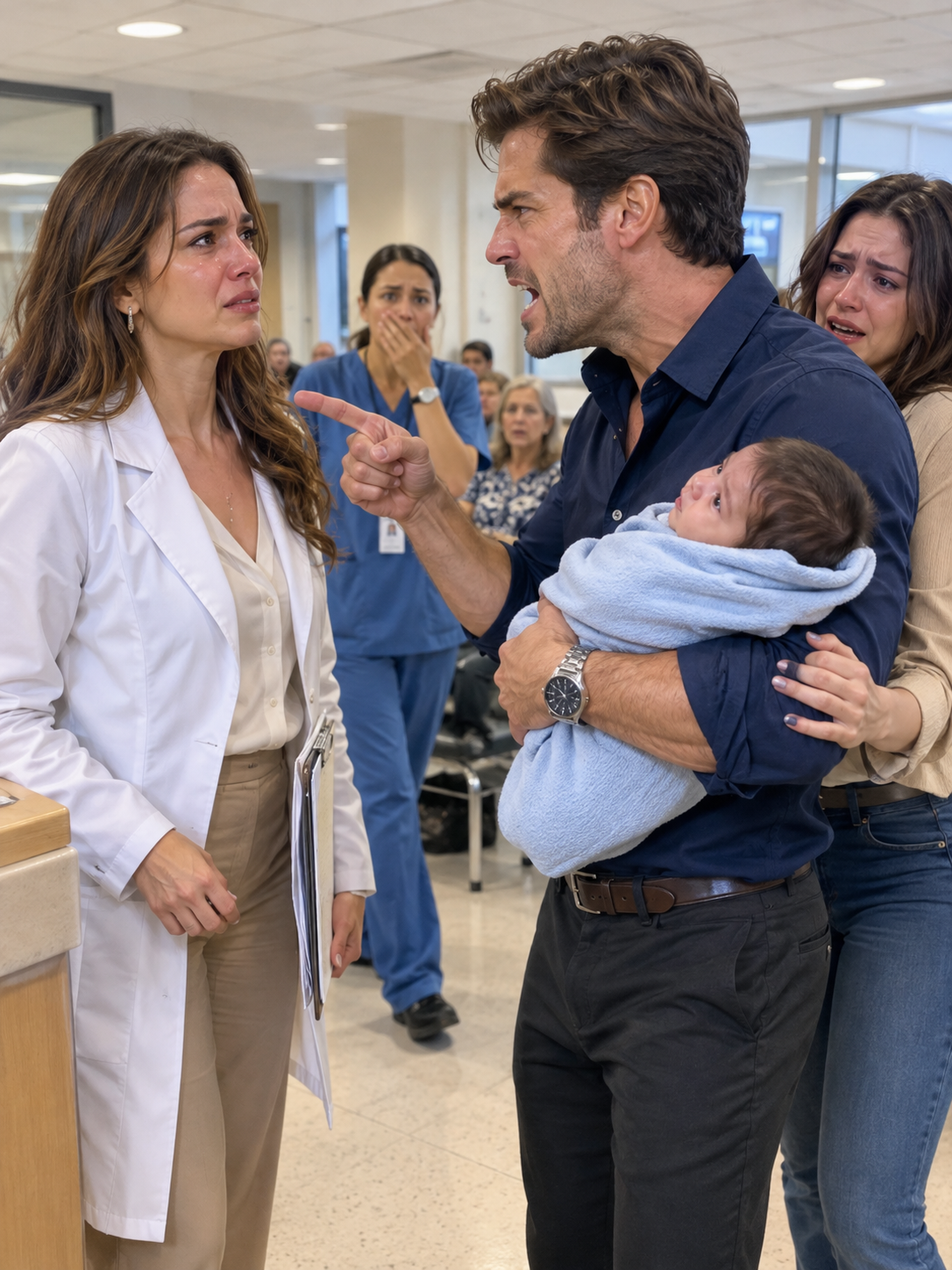 GHUB. My ex-husband walked into the hospital where I worked carrying a baby in a blue blanket and announced, loudly enough for strangers to hear, that divorcing me was his best decisi