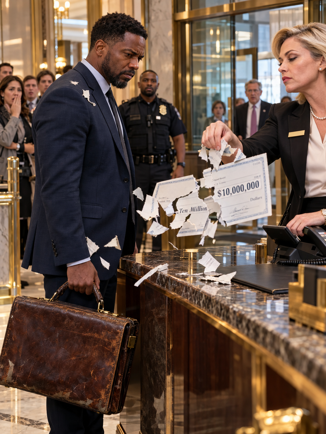THE BANK MANAGER TORE UP A BLACK FATHER’S $10 MILLION CHECK AND CALLED SECURITY—BUT THE MAN SHE HUMILIATED REFUSED TO LET ONE APOLOGY BURY THE TRUTH – Life Story