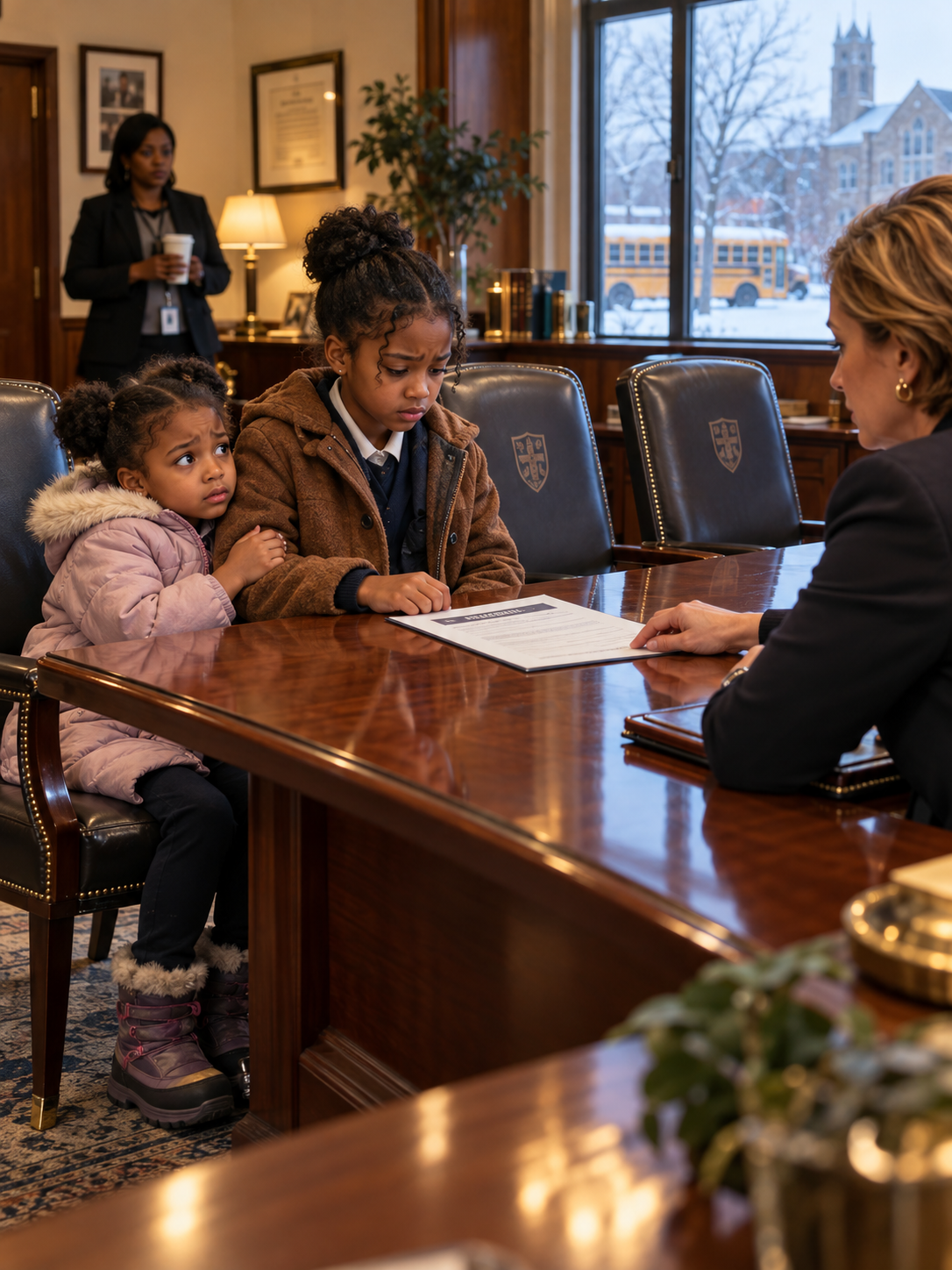 THE SCHOOL CALLED TWO SISTERS A DISRUPTION AND LEFT TWO CHAIRS EMPTY AT THEIR HEARING—THEN ONE QUIET GIRL ASKED A QUESTION THE ADULTS COULDN’T ANSWER – Life Story