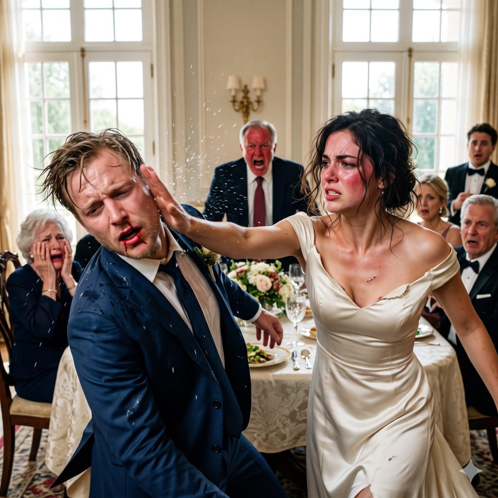 Hours After Our Wedding, He Slapped Me in Front of His Entire Family and Commanded Me to Say “Yes Sir.” I Immediately Threw Ice Water in His Face and Struck Him Three Times. He Truly Picked the Wrong Woman to Ever Try to Subdue.