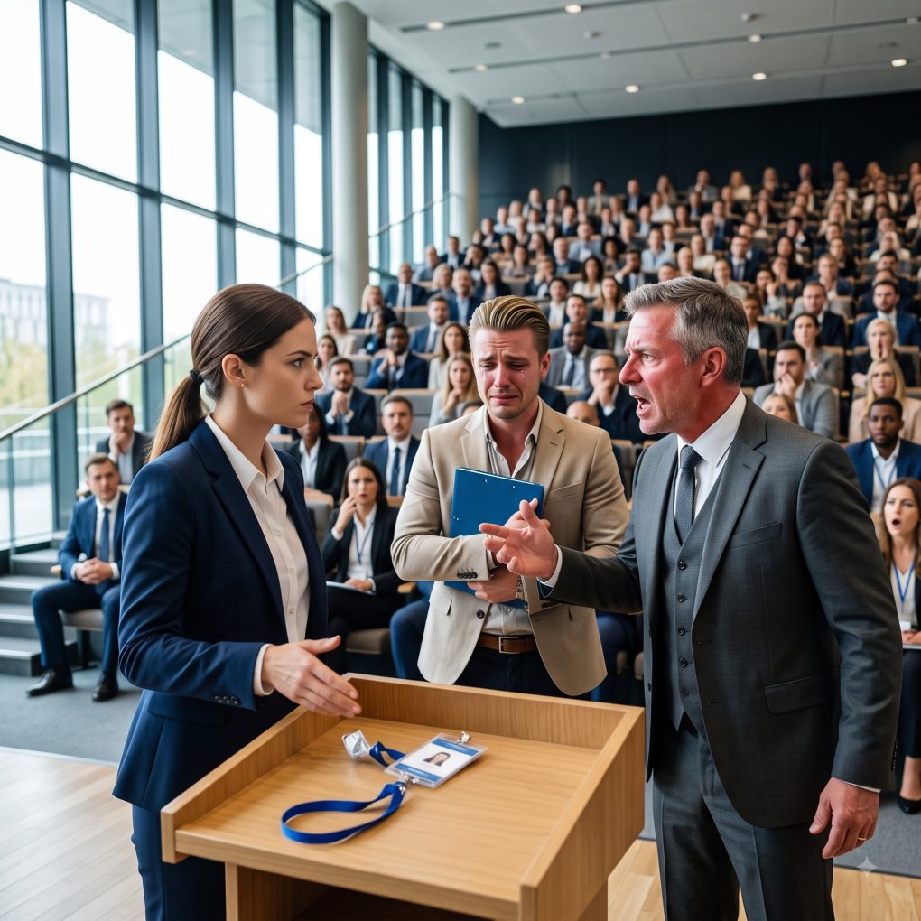 “He mocked me with an intern hat and handed my invention to his favorite. Five weeks later, I threw my badge back in his face—in front of 300 people.”