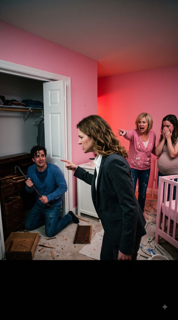 My mother-in-law converted my home office into a nursery without telling me, but her smirk vanished the moment I revealed what was actually inside that room.