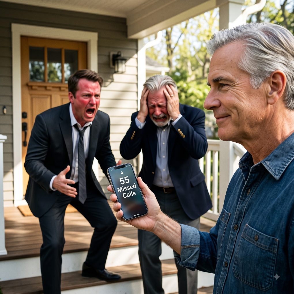 “Sell it! You’re a burden, Dad,” my son said at a luxury dinner, agreeing with his wealthy father-in-law. I quietly stood up and drove home. The next morning, I woke up to 55 missed calls as their entire financial empire collapsed.