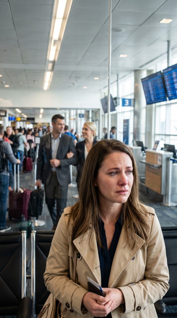 My husband demanded his secretary join our honeymoon, shattering my heart. I stayed silent and let him walk onto the plane with her… But before the plane took off, I walked away and left them behind. He had no idea I had already ended his perfect honeymoon forever.