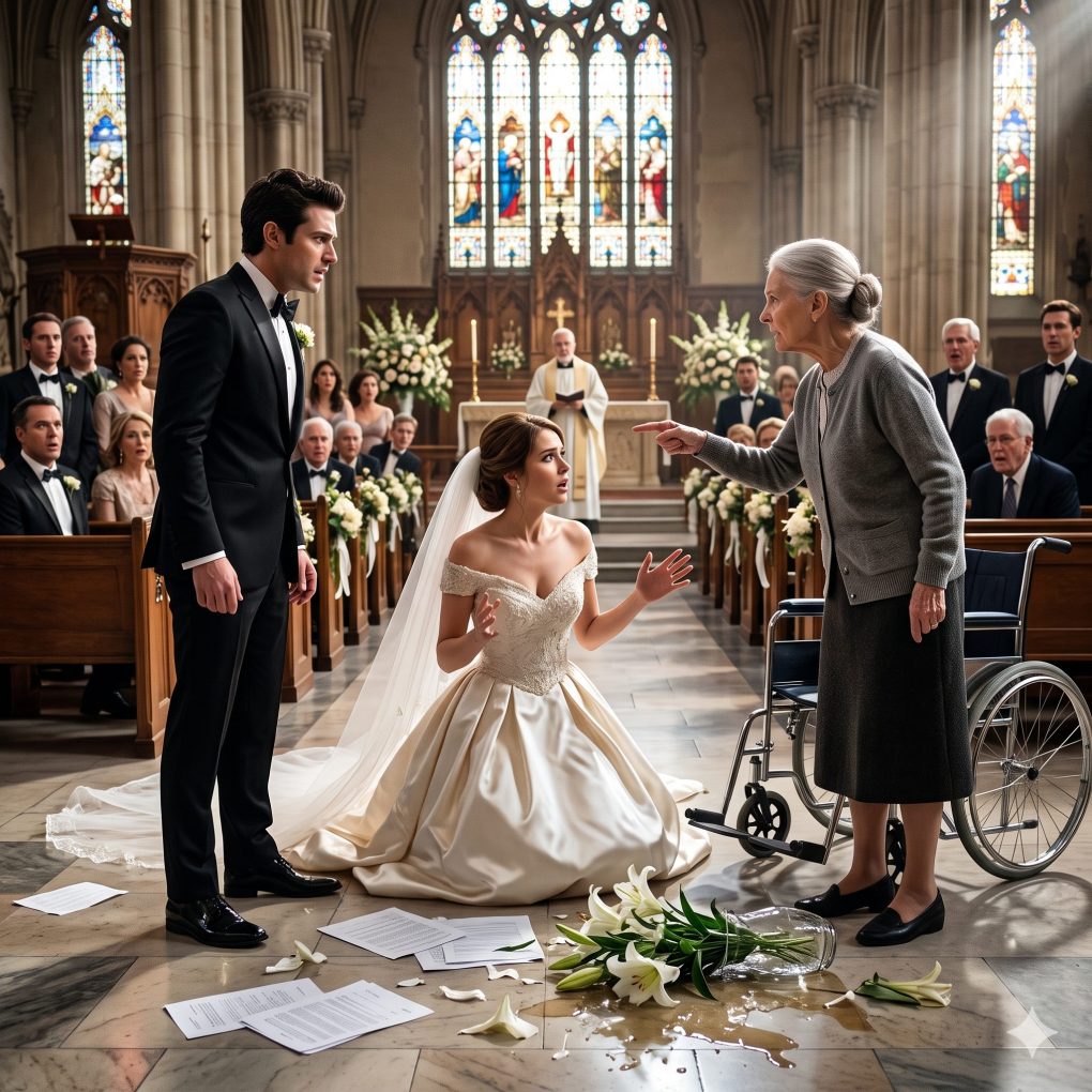 My Groom Dismissed His Wheelchair-Bound Grandmother as Completely Helpless Right at the Altar, but She Stood Up with Her Own Strength to Hand Me Damning Legal Paperwork That Proved the Betrayal of the Man I Was About to Marry.