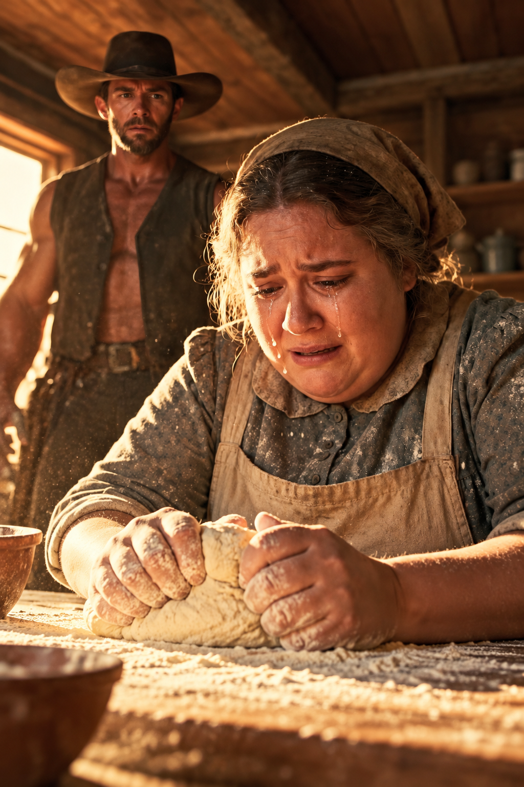 “I’m Too Fat to Be Loved… But I Can Cook,” She Told the Rancher — His Reply Shocked All…