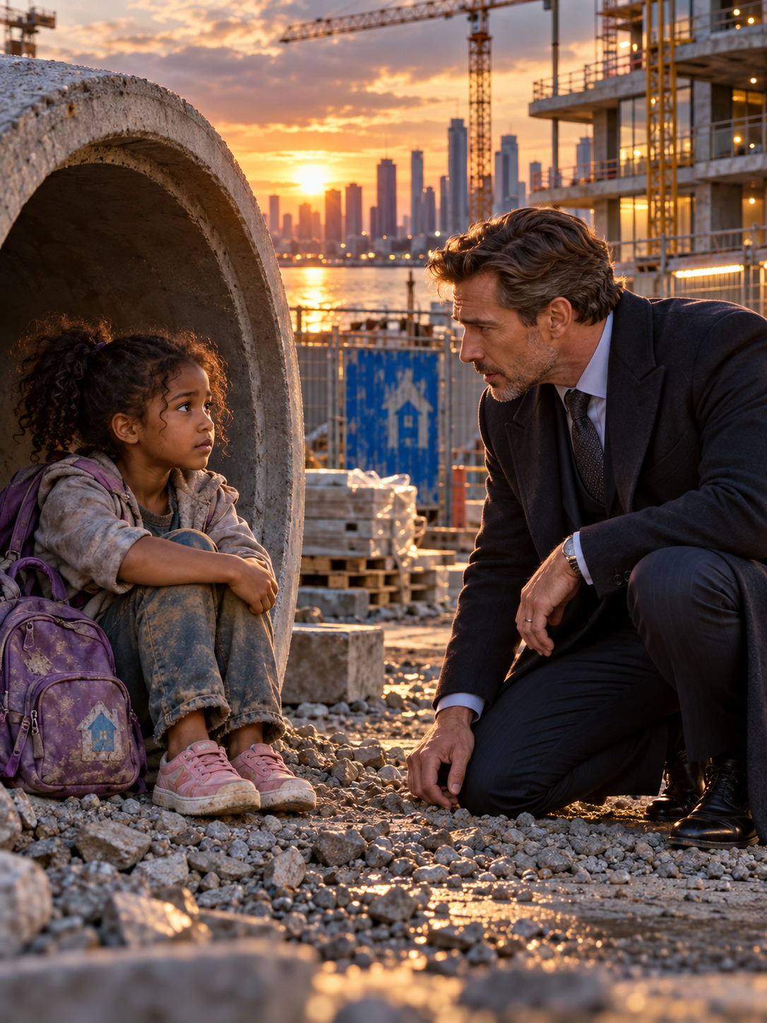 A BILLIONAIRE FOUND A LITTLE GIRL ALONE INSIDE A CONCRETE PIPE—THEN A BURIED CITY RECORD THREATENED THE ONLY HOME SHE HAD EVER DARED TO WANT – Life Story