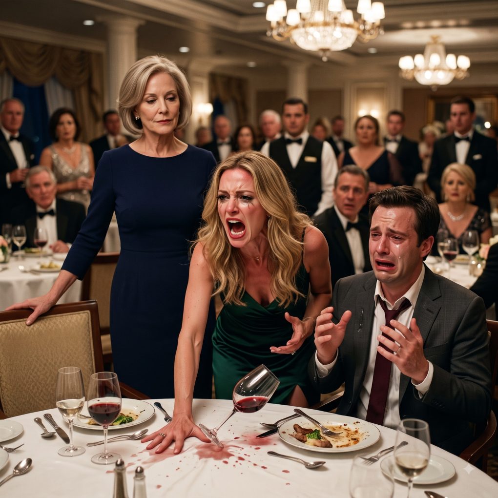 My son and his wife mocked me at a cruise buffet: “How does it feel watching us succeed while you do nothing?” Everyone laughed—until I smiled and said, “I own 73% of your company. You’re fired.” My son froze: “Mom… what?”