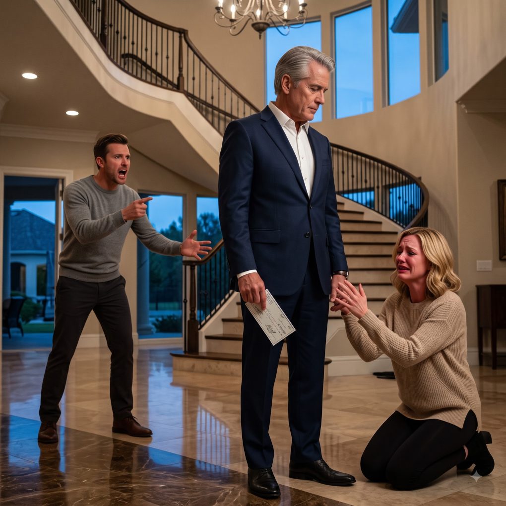 “My ring camera chimed at 2 AM with an emergency alert, but the face staring into the lens wasn’t a burglar—it was my wife, bleeding, holding a baby I’d never seen before.”