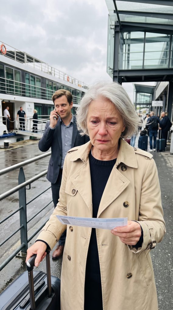 My son sent me on a river cruise pretending he wanted me to rest. But before boarding, my heart shattered when I overheard the ticket was one-way only. Crying in silence, I realized he was abandoning me forever. So I thought: alright, if that’s what you want… you are going to deeply regret this.