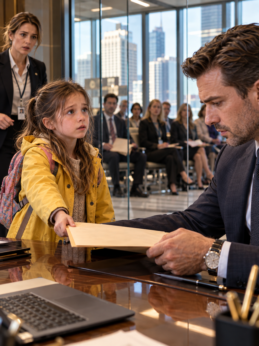 MY MOTHER MISSED THE INTERVIEW TO HELP GRANDMA BREATHE, SO I BROUGHT HER APPLICATION—THE SIX-YEAR-OLD GIRL WHO ASKED A CHICAGO CEO FOR ONE FAIR CHANCE BEFORE HE ERASED HER NAME – Life Story