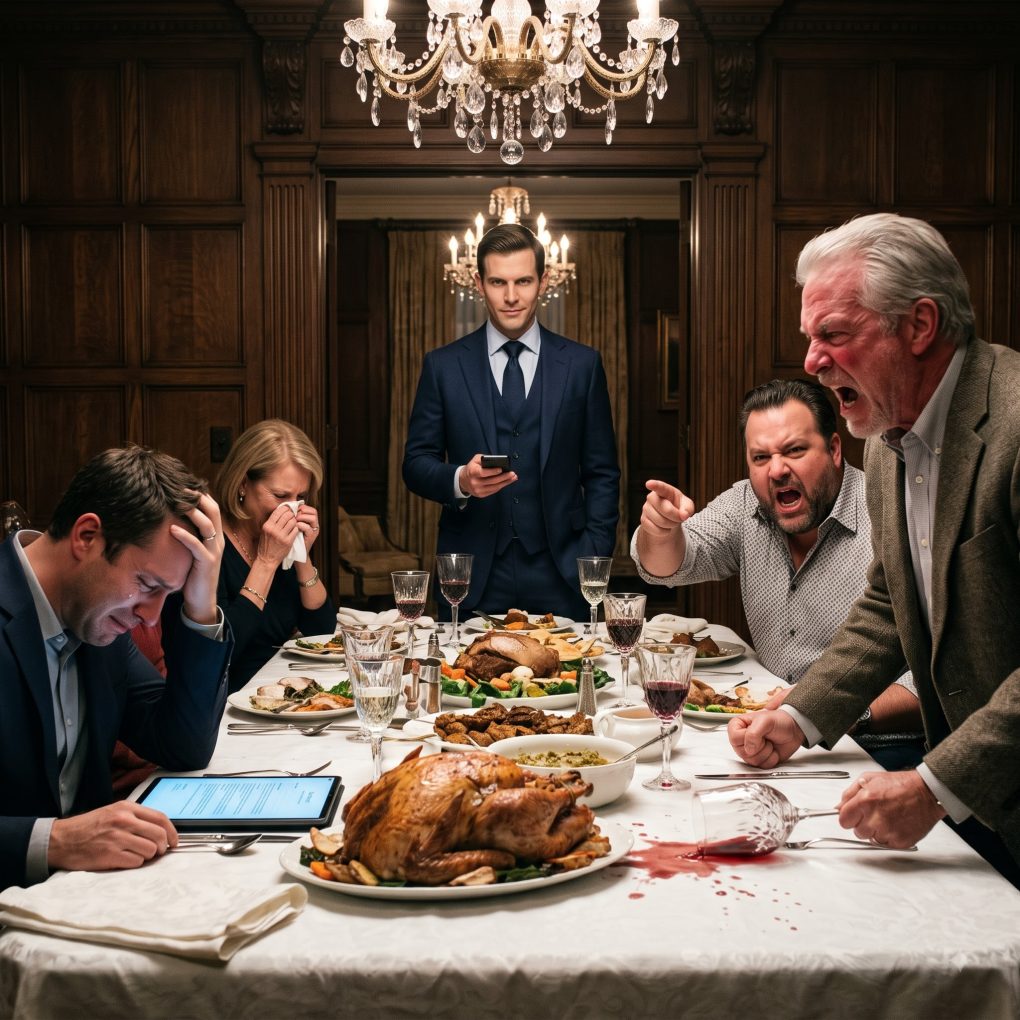 Dad announced at thanksgiving that he’d sold our family firm for $80m and cut me out—my brothers cheered until i asked who bought it and revealed whose company had signed the deal.