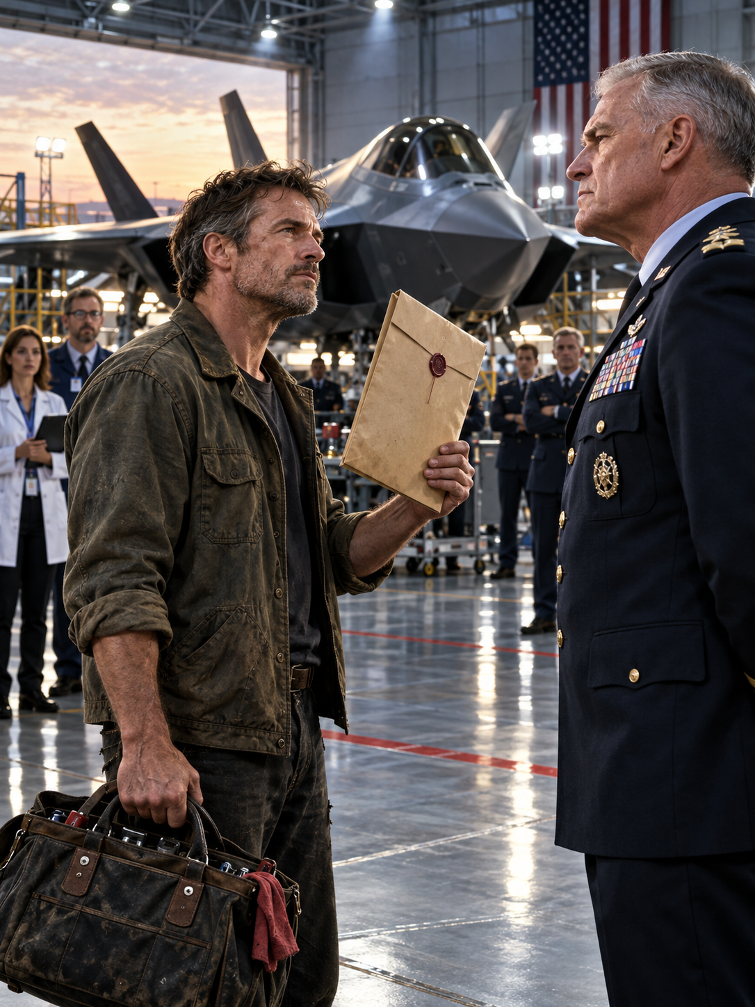 THE GENERAL TOLD THE CIVILIAN MECHANIC, “YOU WILL NEVER TOUCH THAT JET”—THEN MASON ASKED ONE QUESTION THE ENGINEERS COULDN’T ANSWER – Life Story